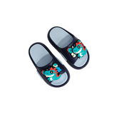 SPINNING DINO APPLIQUE FLIP-FLOP - NAVY