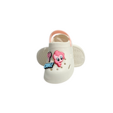 LITTLE PONY AAPLIQUE CLOGS - WHITE