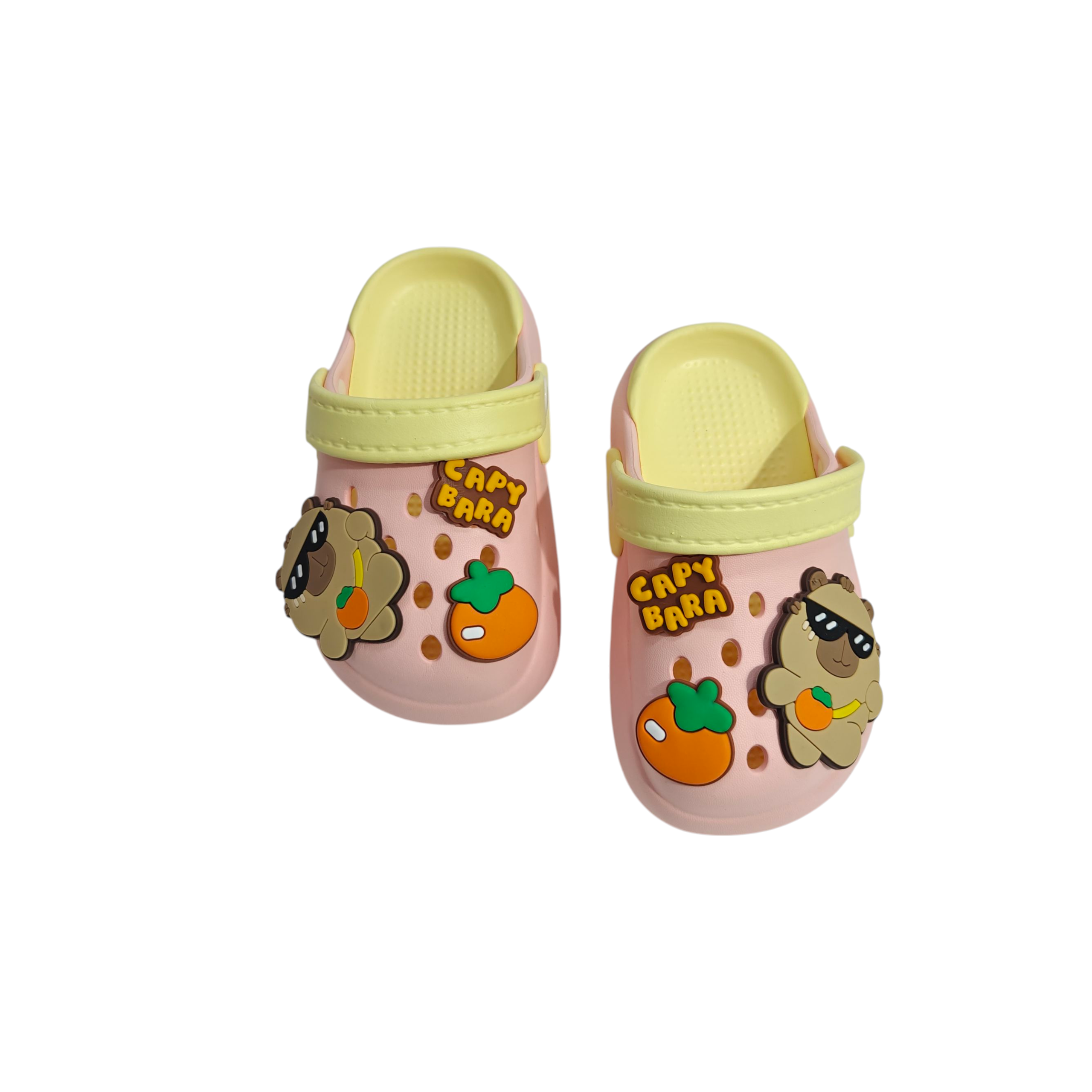 CAPY BARA AAPLIQUE CLOGS - PINK