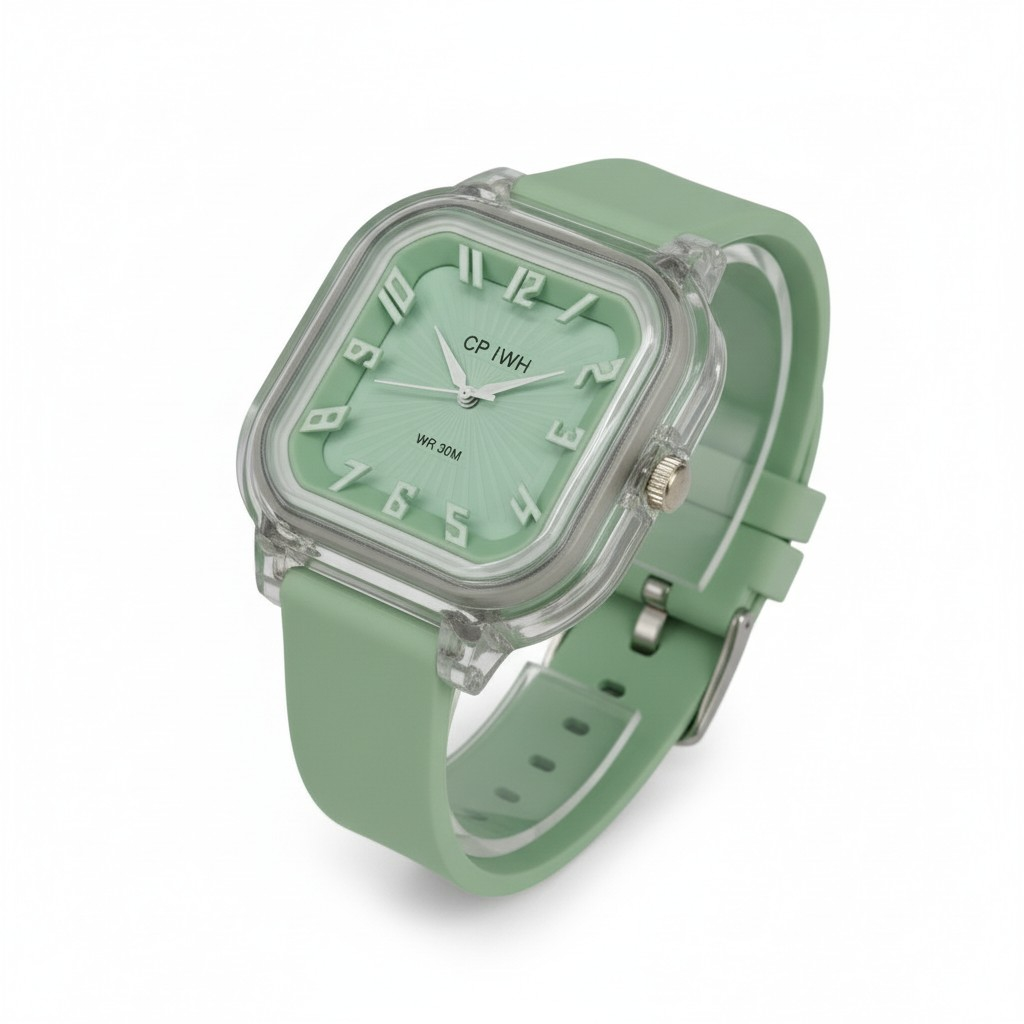 CRYSTAL ANALOG WATCH - (30M WATER RESISTANT)