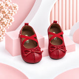 ELEGANCE CRISS-CROSS MARY JANE - RED