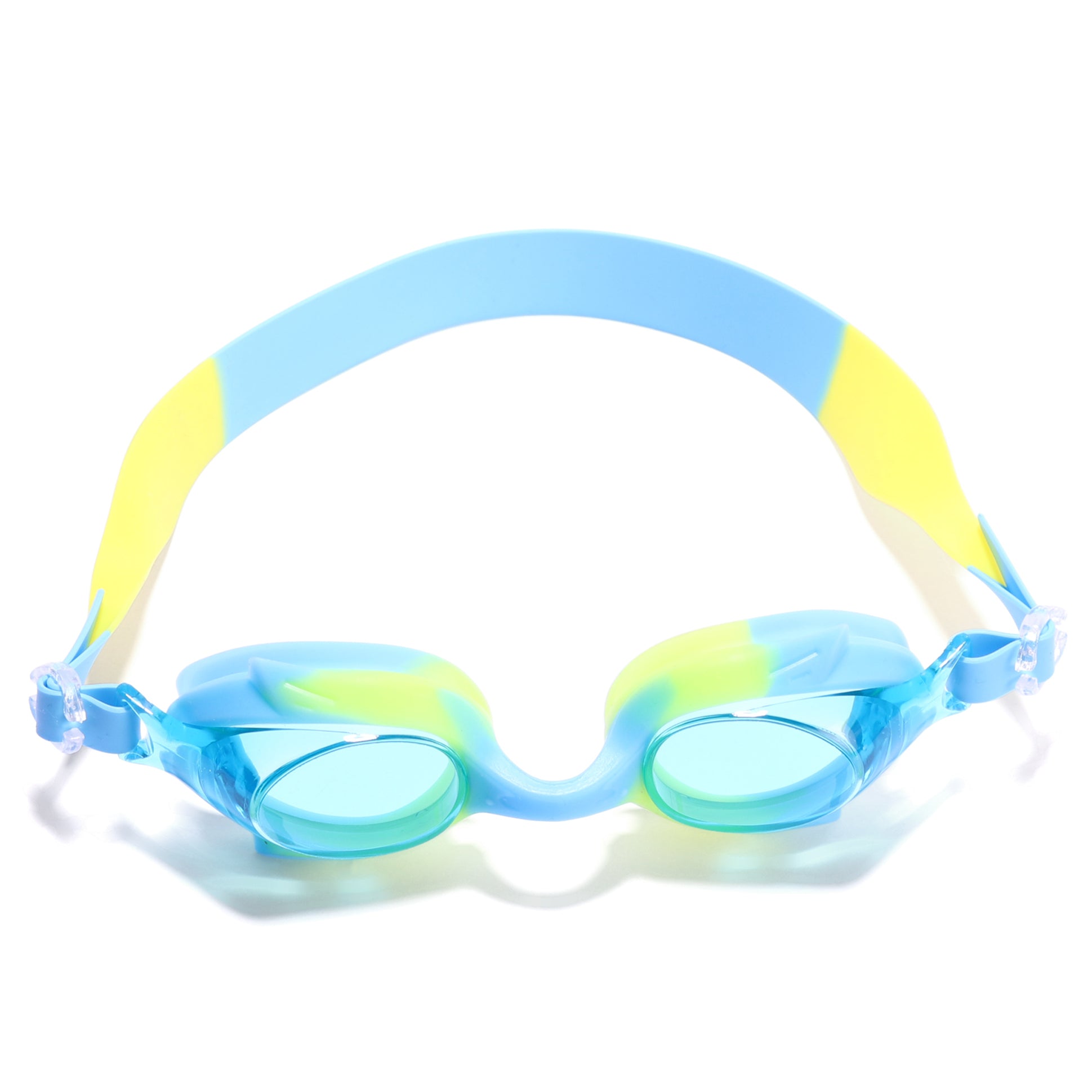 DUAL SHADED SWIMMING GOGGLES - BLUE & YELLOW