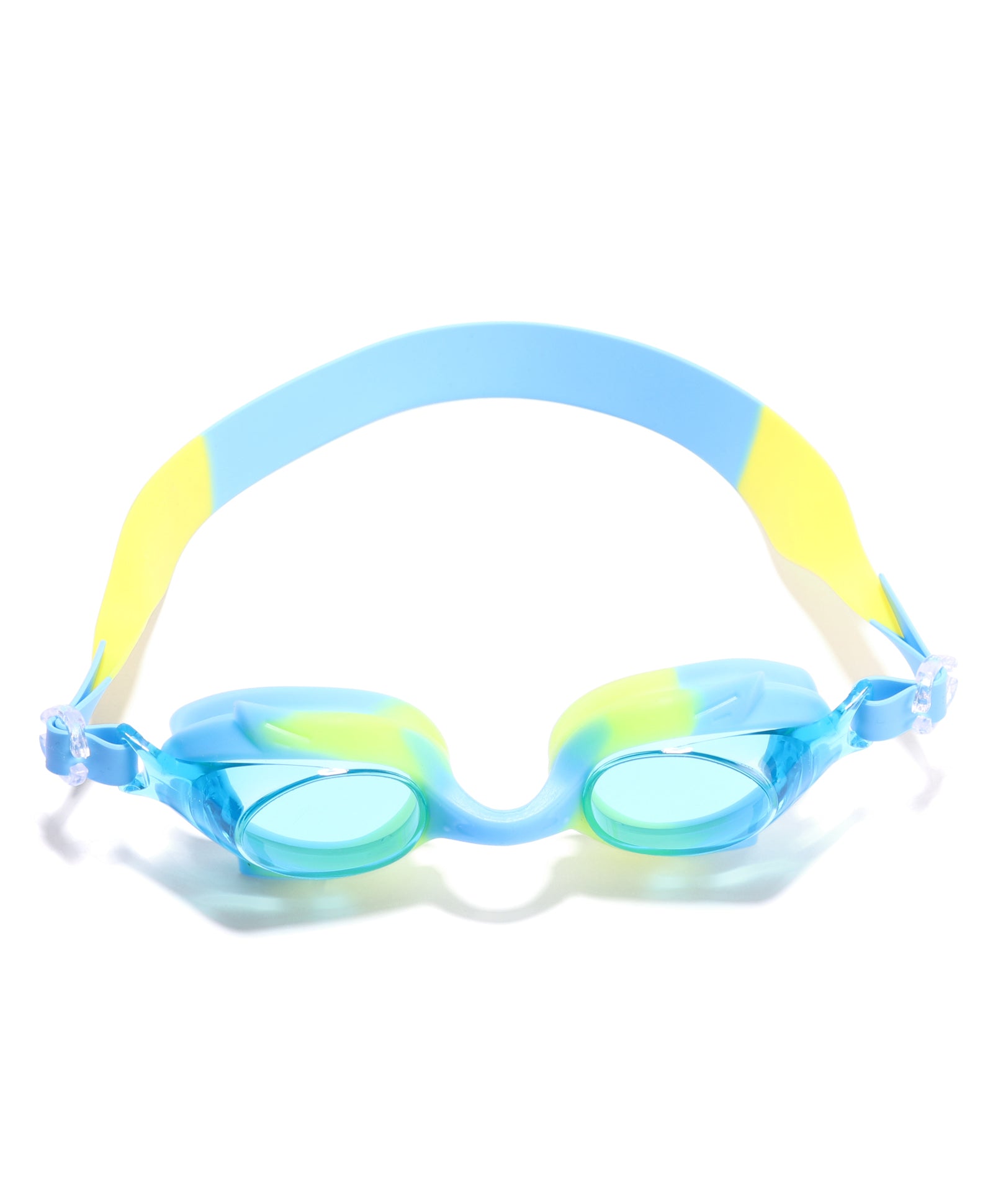 DUAL SHADED SWIMMING GOGGLES - BLUE & YELLOW