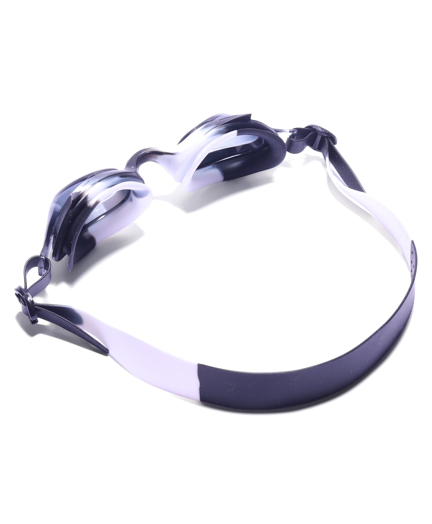 DUAL SHADED SWIMMING GOGGLES - WHITE & BLACK
