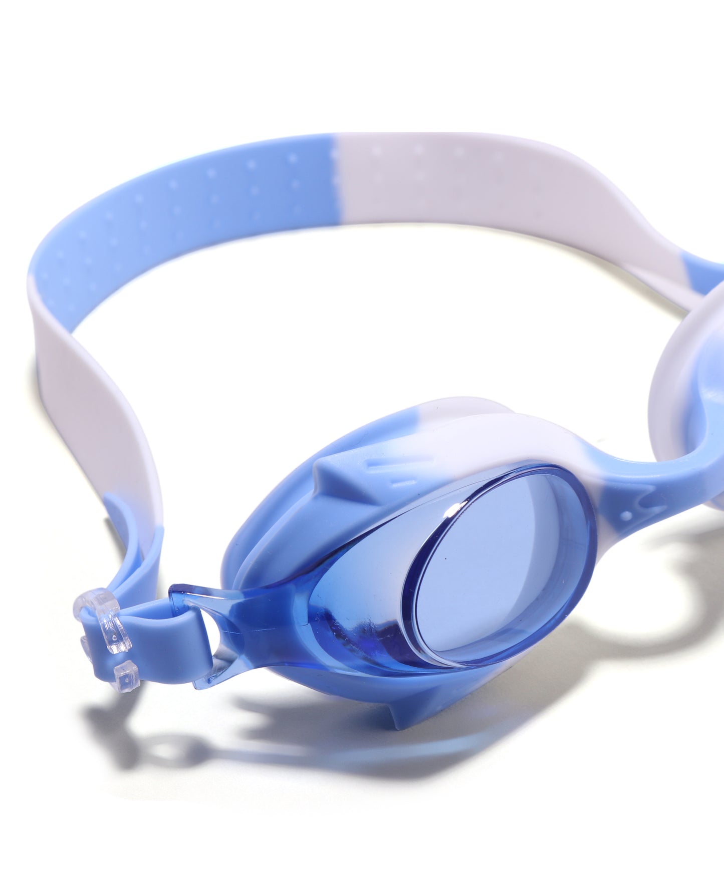 DUAL SHADED SWIMMING GOGGLES - BLUE & WHITE