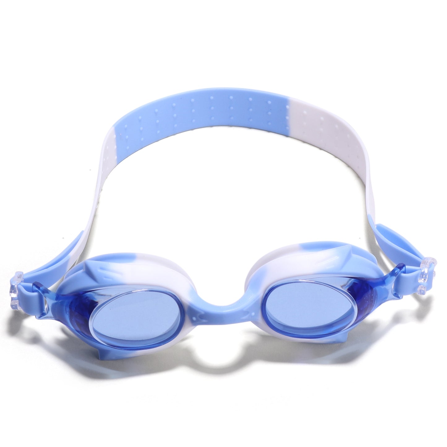 DUAL SHADED SWIMMING GOGGLES - BLUE & WHITE