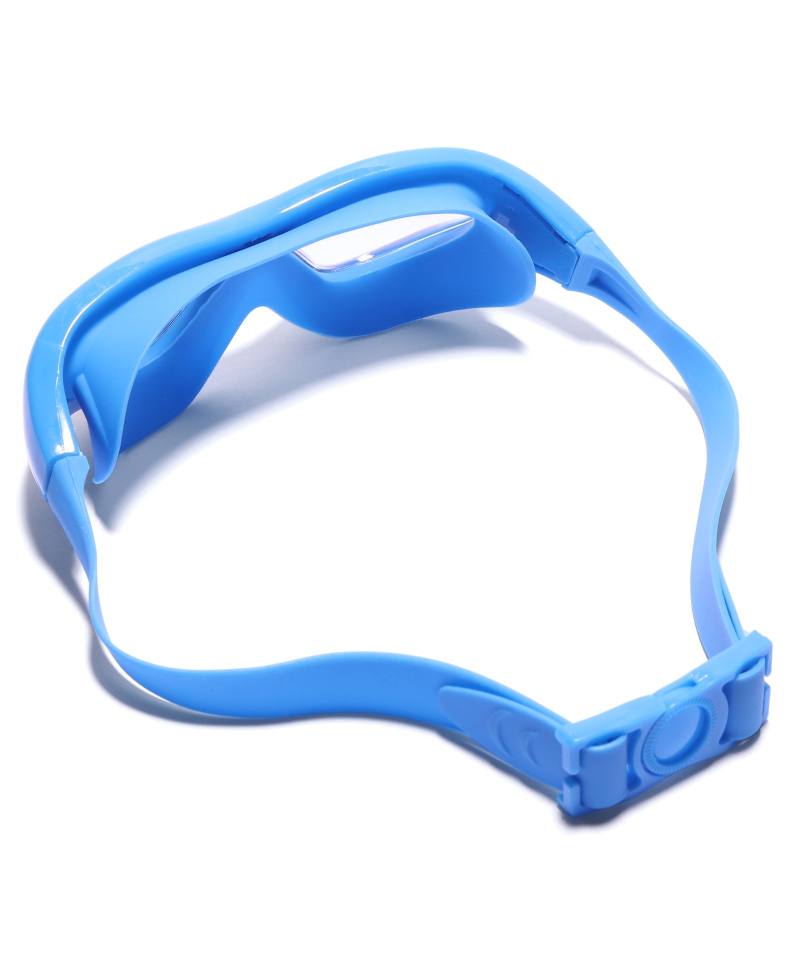 COLOUR SWIMMING GOGGLES WITH BUCKLE CLOSURE - LIGHT BLUE