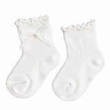 PACK OF 3 BOW & KNOT DETAILED ANKLE LENGTH SOCKS - MULTI COLOR