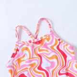 MCSWIRL SWIMSUIT - PINK