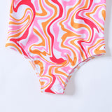 MCSWIRL SWIMSUIT - PINK