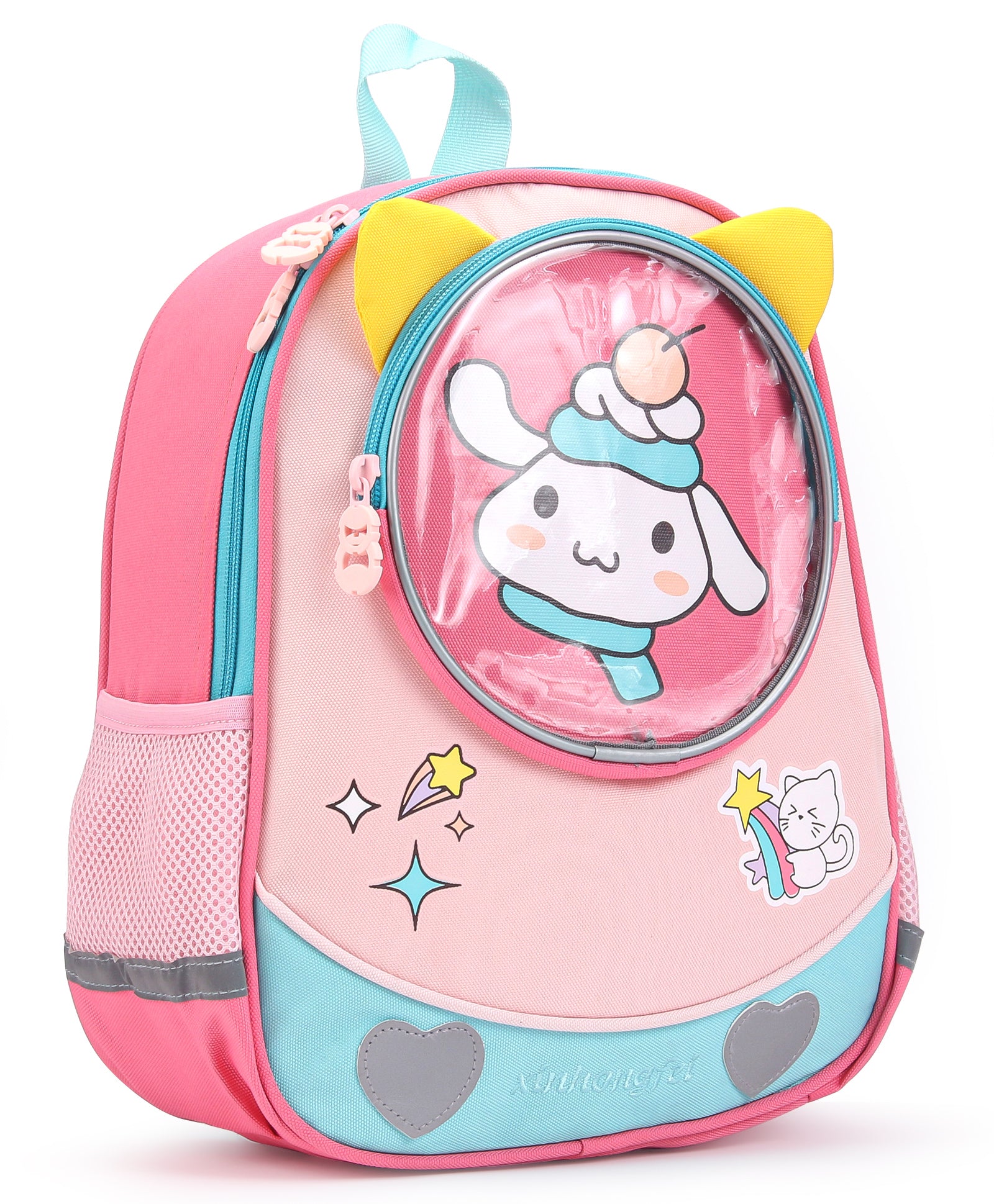 Pompompurin Design Front Pocket Backpack - Pink