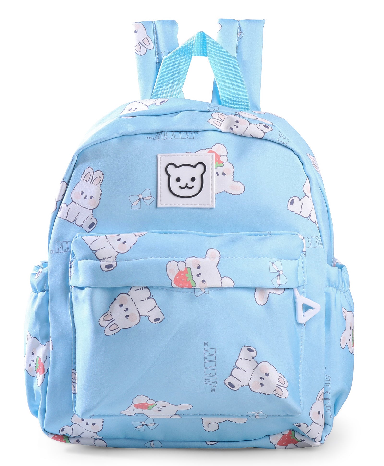 RABBIT PRINT BACKPACK - BLUE