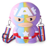 CAPTAIN AMERICA SILICON SLING BAG - MULTI-COLOUR