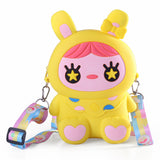 DOLL SILICON SLING BAG - YELLOW