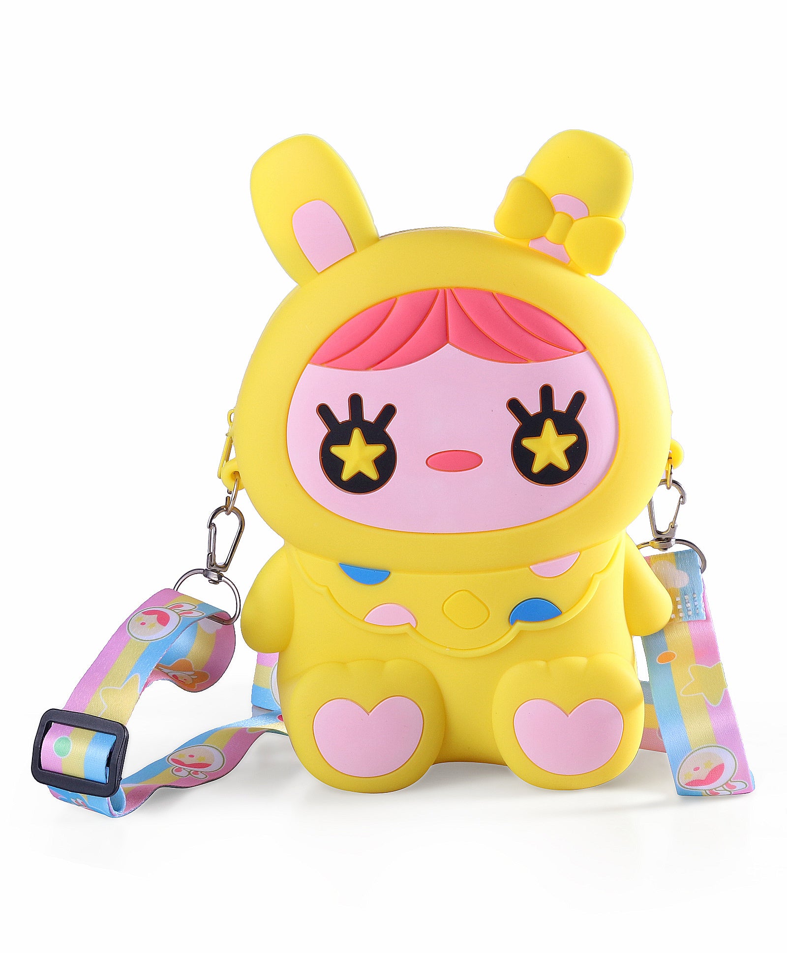 DOLL SILICON SLING BAG - YELLOW