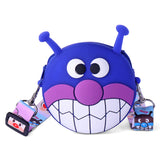 BAIKINMAN FACE SILICON SLING BAG - DARK BLUE