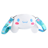 CINNAMOROLL FACE SILICON SLING BAG - WHITE