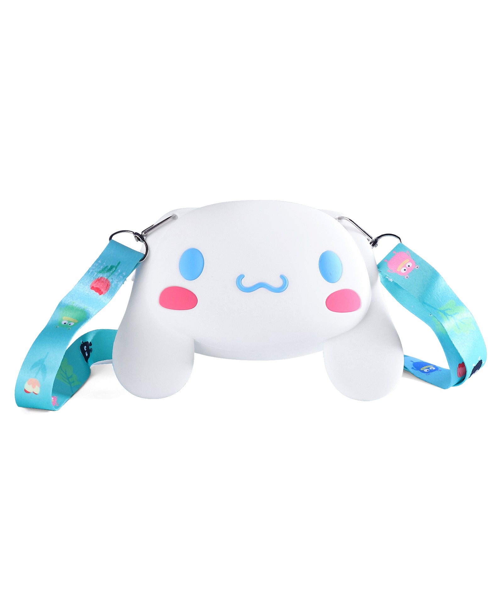 CINNAMOROLL FACE SILICON SLING BAG - WHITE