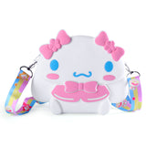 CINNAMOROLL SILICON SLING BAG - WHITE & PINK