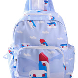 GRAVITY KNIFE PRINT BACKPACK - DARK BLUE