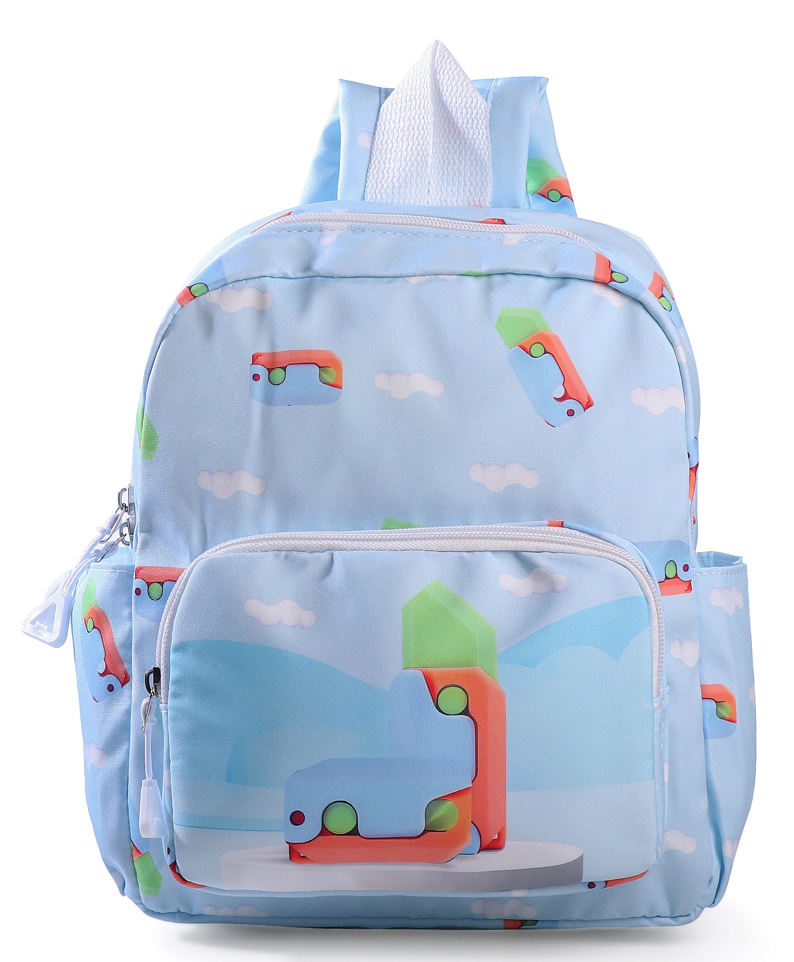 GRAVITY KNIFE PRINT BACKPACK - LIGHT BLUE