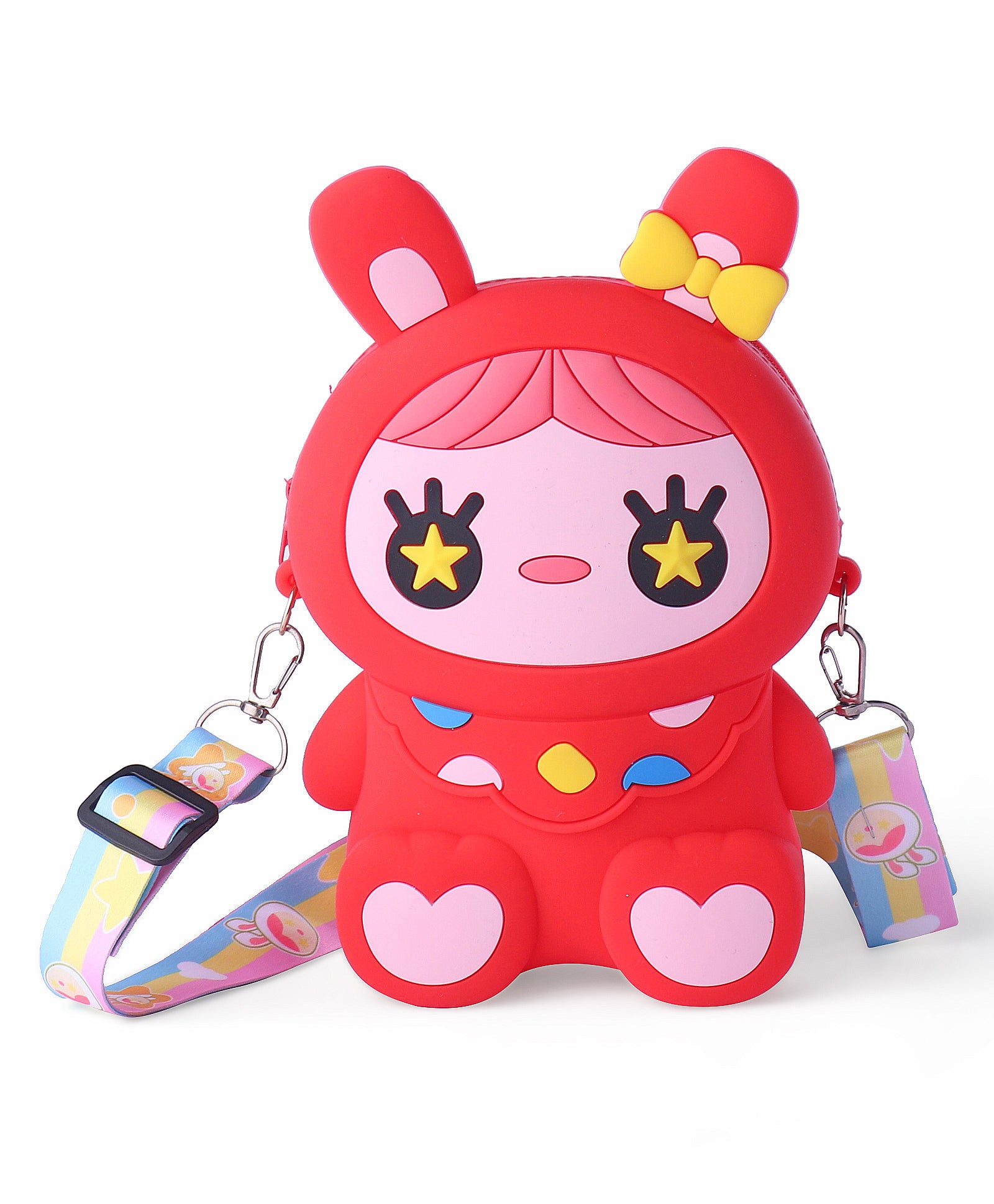 DOLL SLING SILICON BAG - RED