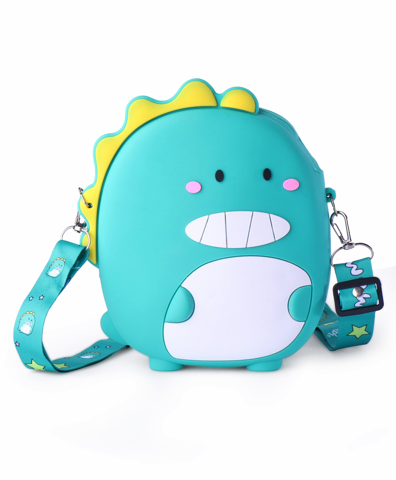 DINO SILICON SLING BAG - GREEN