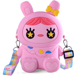 DOLL SILICON SLING BAG - LIGHT PINK