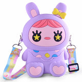 DOLL SILICON SLING BAG - PURPLE