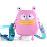 BETTY SMILE SILICON SLING BAG - PINK