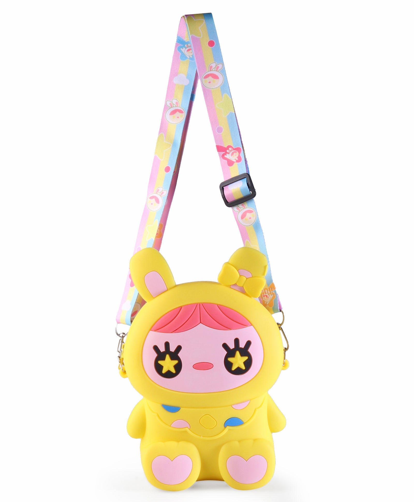 DOLL SILICON SLING BAG - YELLOW