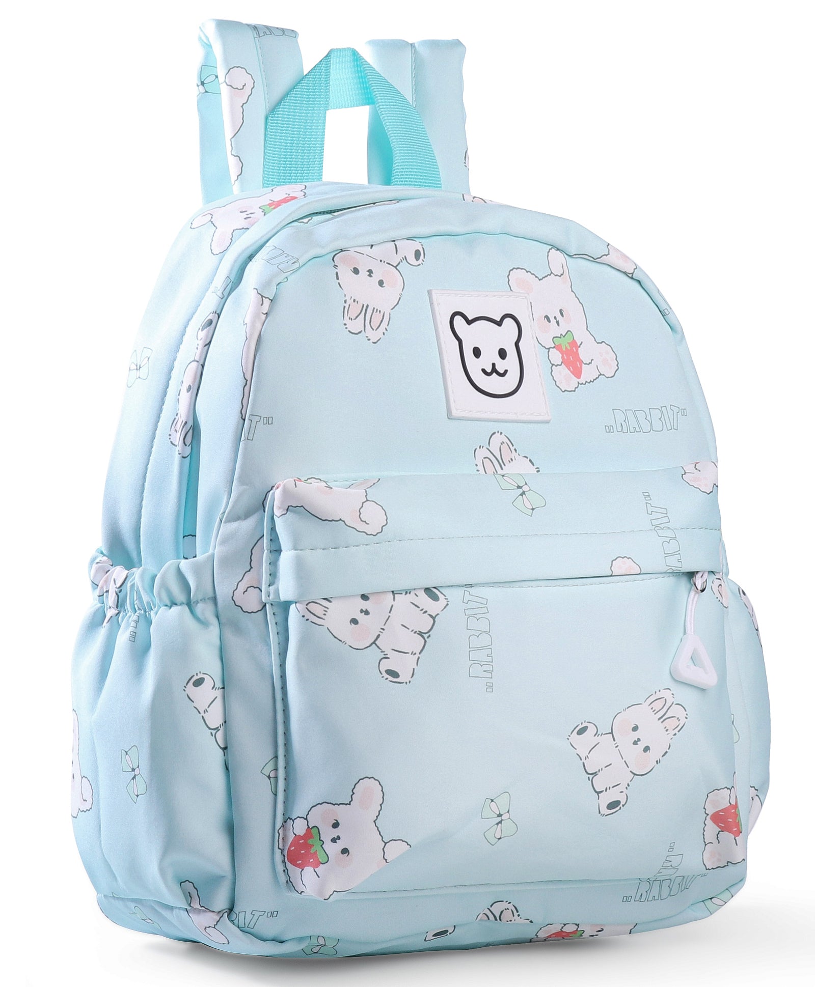 RABBIT PRINT BACKPACK - SEA GREEN