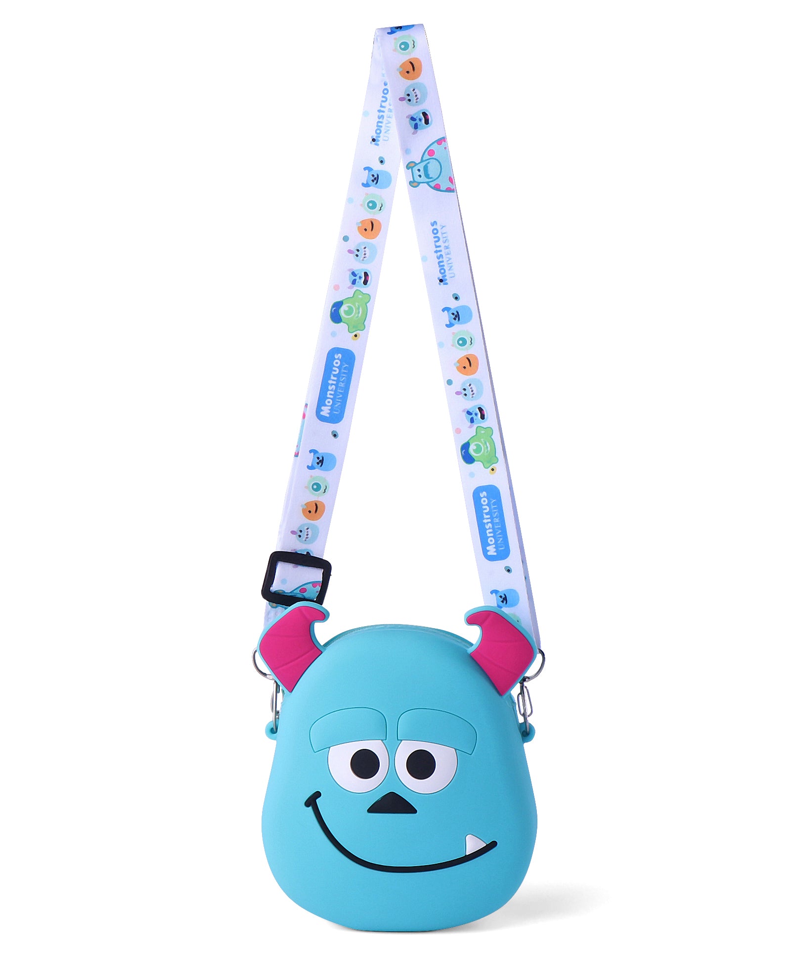 LITTLE MONSTER SILICON SLING BAG - BLUE