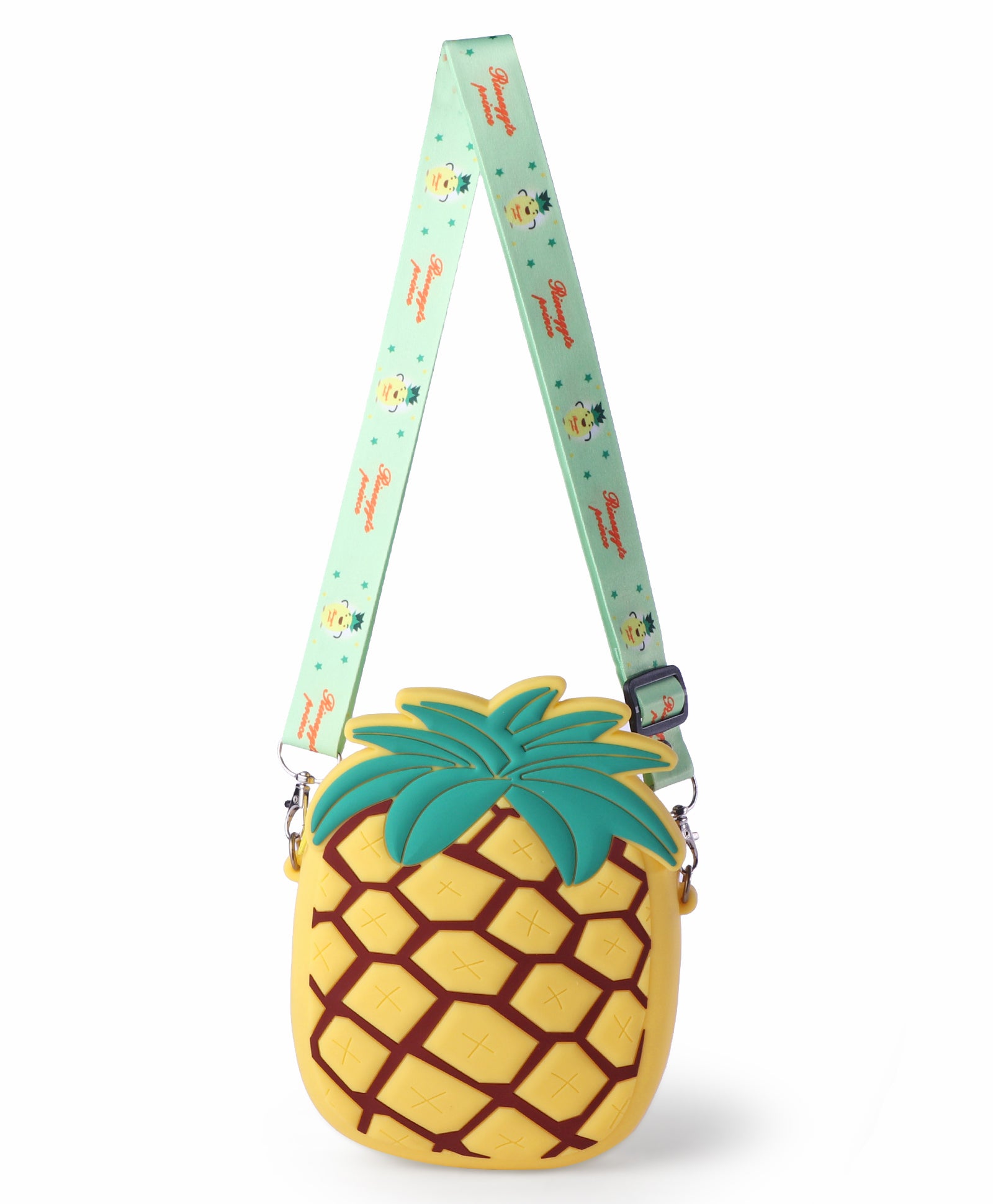 PINEAPPLE SILICON SLING BAG LARGE - YELLOW