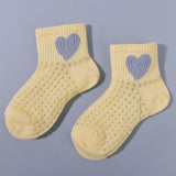 Pack of 3 Heart & Bunny Rabbit Print Ankle Length Anti Bacterial Socks - Multicolour