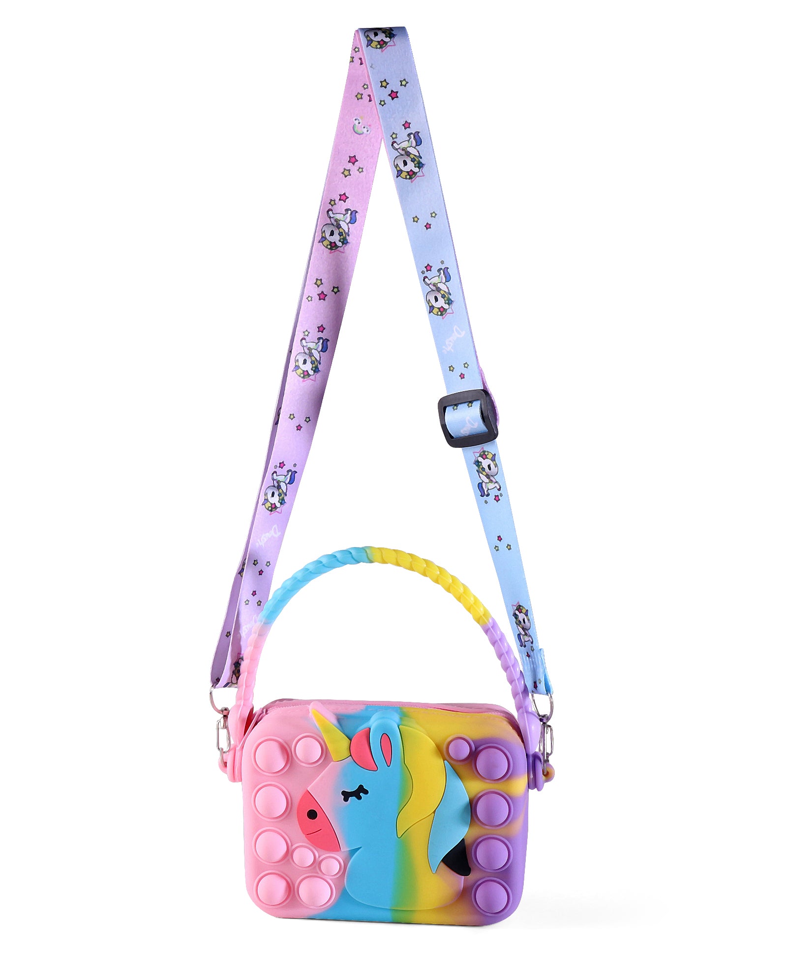 UNICON DESIGN POPIT SILICON SLING BAG - MULTI-COLOUR