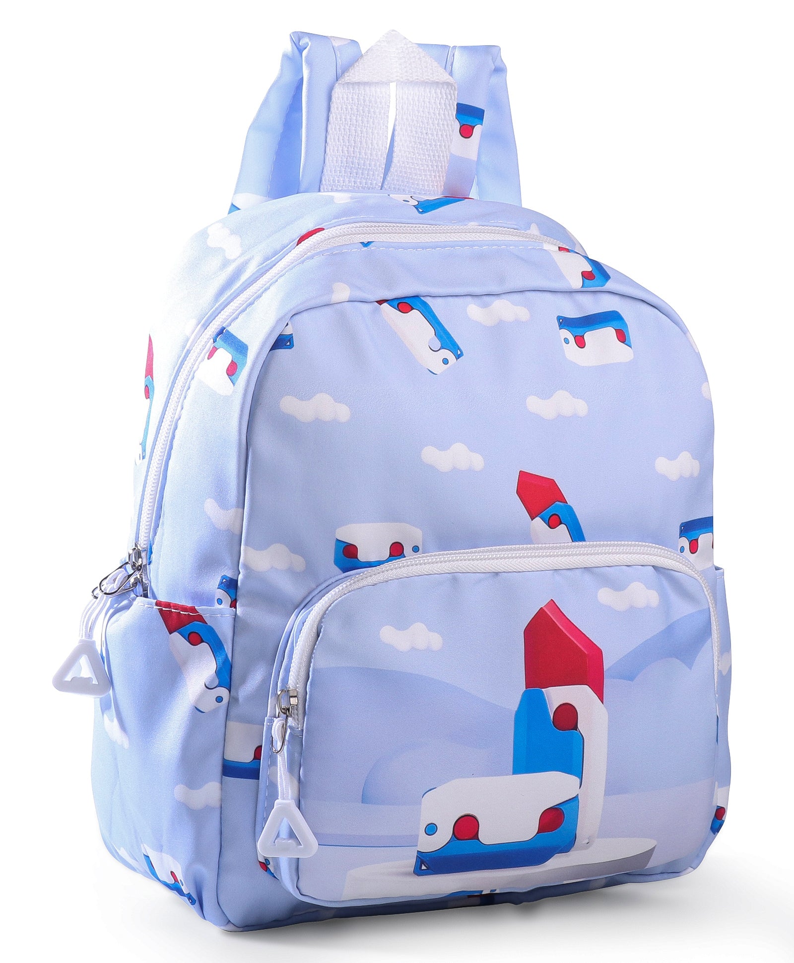 GRAVITY KNIFE PRINT BACKPACK - DARK BLUE