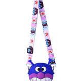 BAIKINMAN FACE SILICON SLING BAG - DARK BLUE