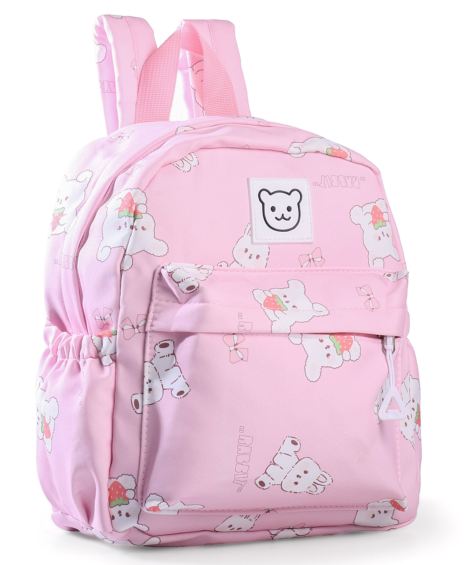 RABBIT PRINT BACKPACK - PINK