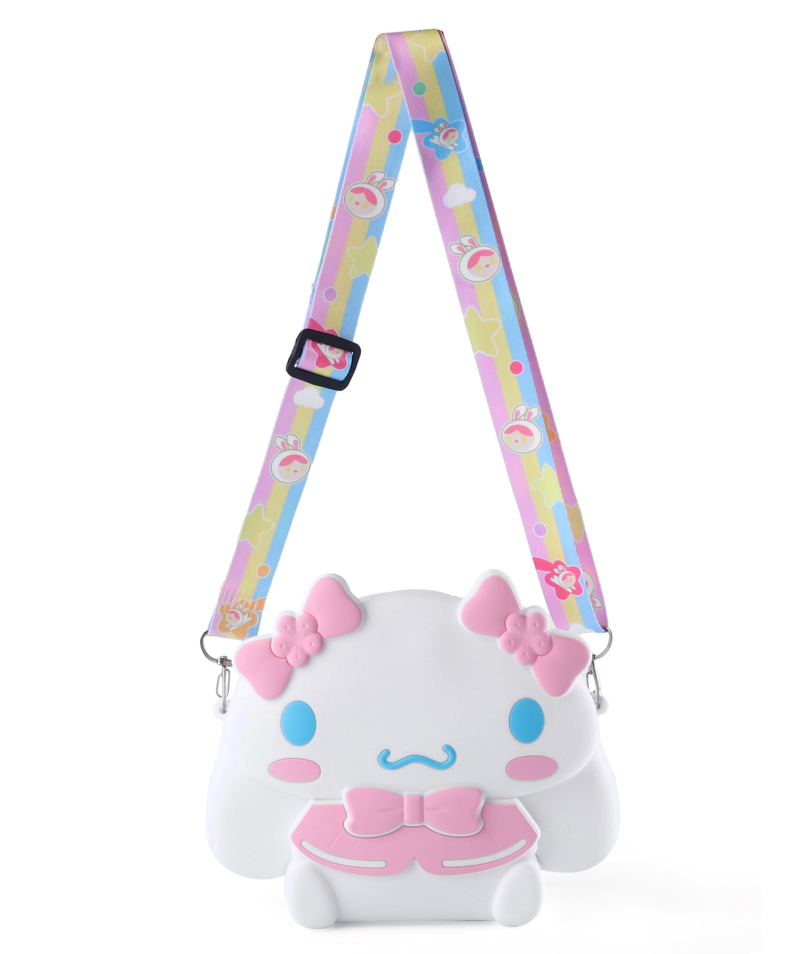 CINNAMOROLL SILICON SLING BAG - WHITE & PINK