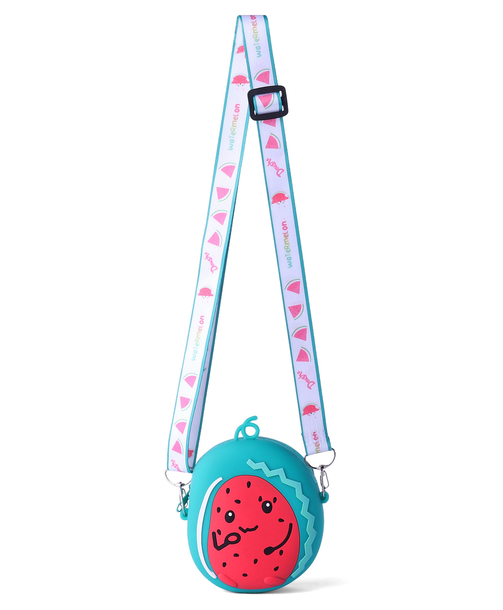 WATERMELON SILICON SLING BAG - RED & GREEN