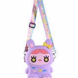 DOLL SILICON SLING BAG - PURPLE