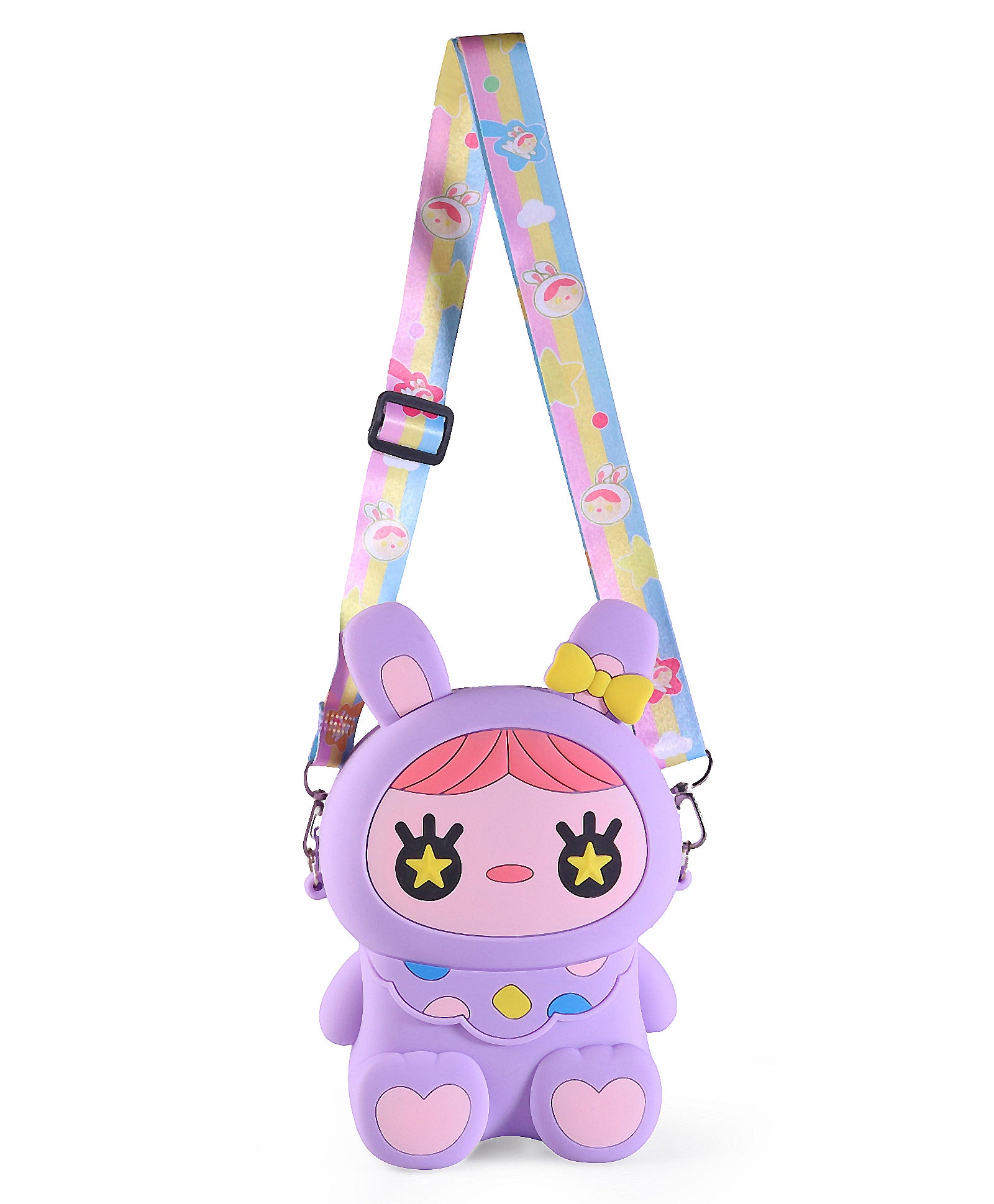 DOLL SILICON SLING BAG - PURPLE