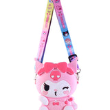 KUROMI SILICON SLING BAG - PINK