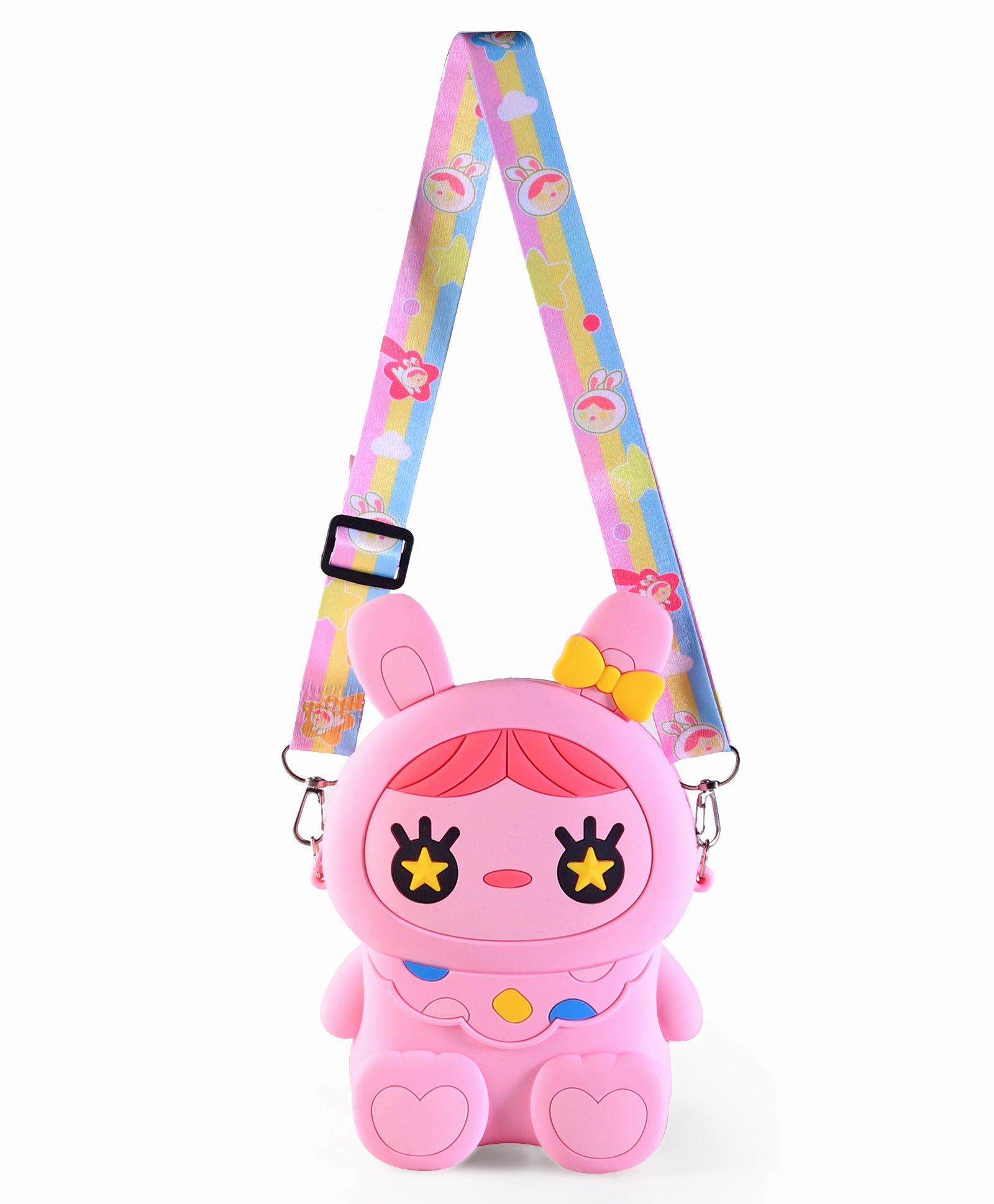 DOLL SILICON SLING BAG - LIGHT PINK