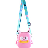 BETTY SMILE SILICON SLING BAG - PINK