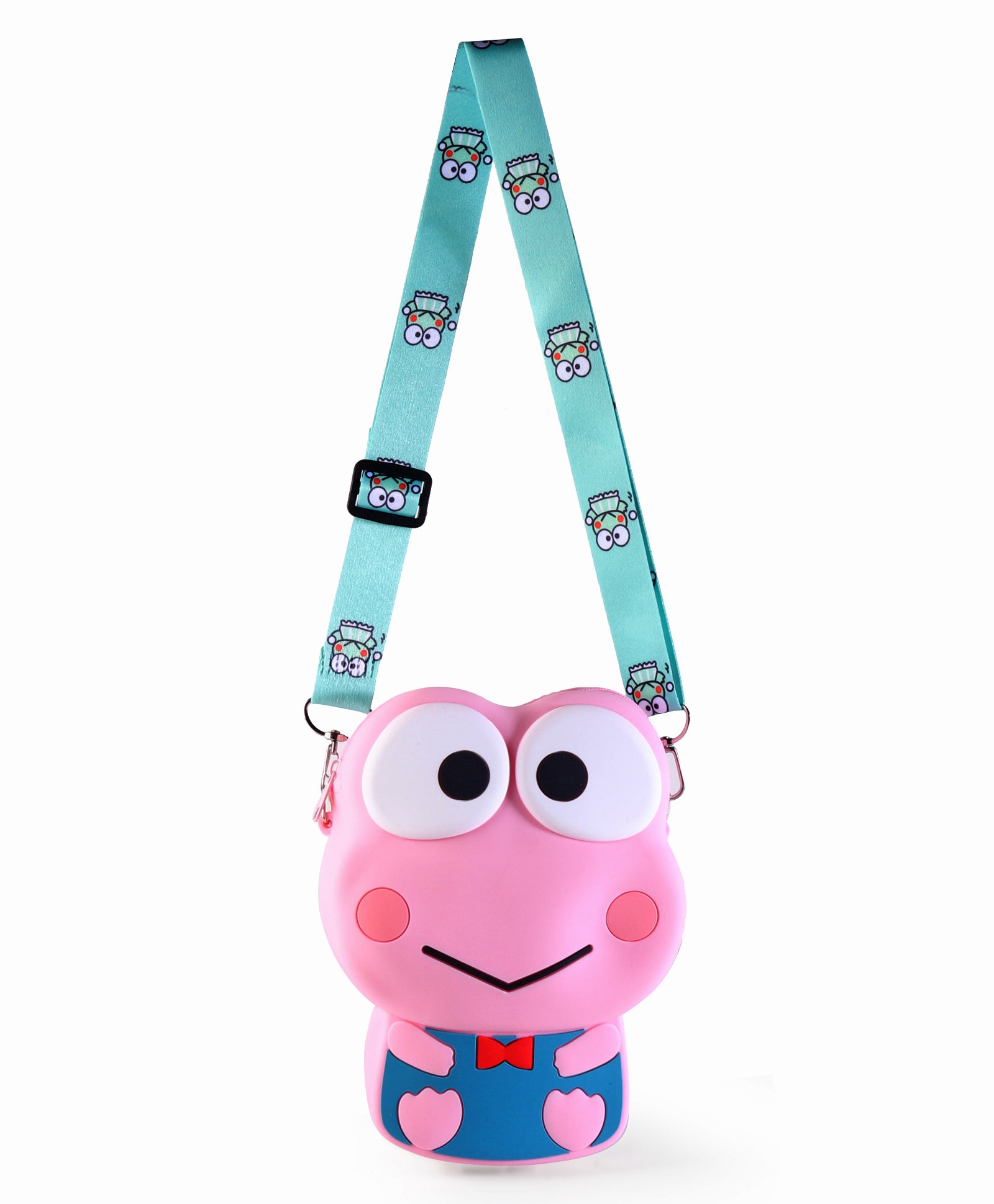 FROG SILICON SLING BAG - PINK