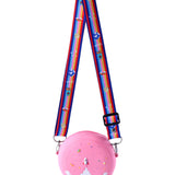 SPACE THEME SILICON SLING BAG - PINK