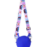 BAIKINMAN FACE SILICON SLING BAG - DARK BLUE