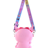 KUROMI SILICON SLING BAG - PINK